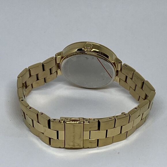 Michael Kors MK6408 Women's Gold Stainless Steel Analog Dial Quartz Watch LJ195 - Picture 10 of 12